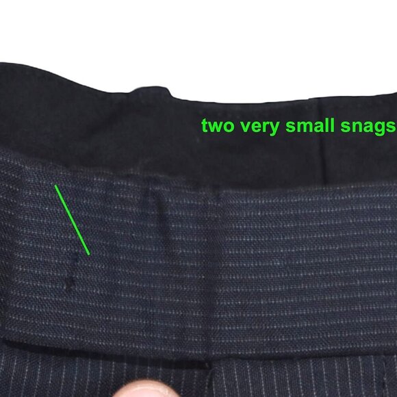 Theory Malcolm Pinstripe Suit Pants Size 31 100% Virgin Wool Slim Tailored Fit - Picture 2 of 13